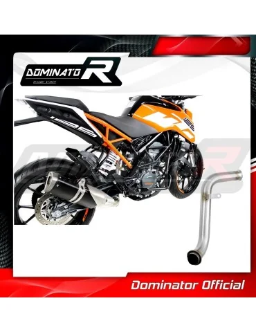 Décatalyseur inox Dominator pour KTM 125 Duke 2017-2020