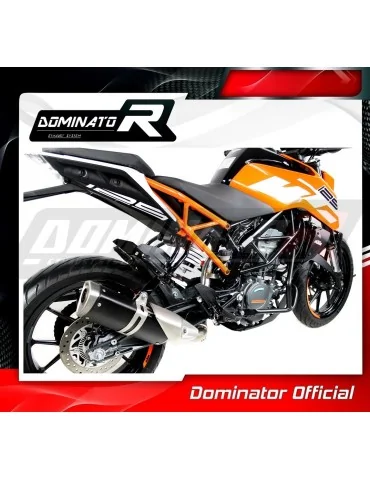Décatalyseur inox Dominator pour KTM 125 Duke 2017-2020