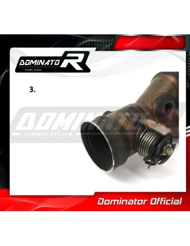Décatalyseur inox Dominator pour Suzuki GSXR 750 L1-L7 2011-2017