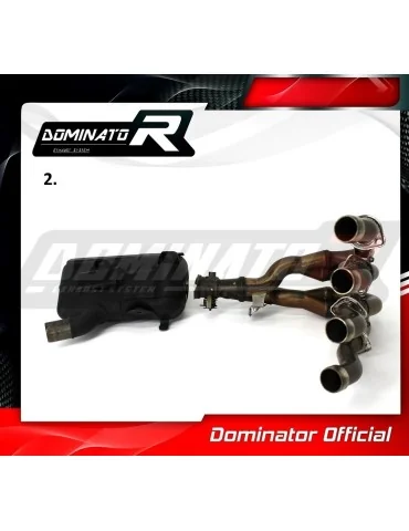 Décatalyseur inox Dominator pour Suzuki GSXR 750 K8-K9 L0 2008-2010
