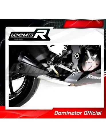 Décatalyseur inox Dominator pour Kawasaki ZX6R ZX636 2009-2024