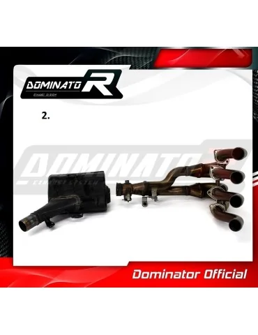 Décatalyseur inox Dominator pour Suzuki GSXR 600 L1-L7 2011-2017