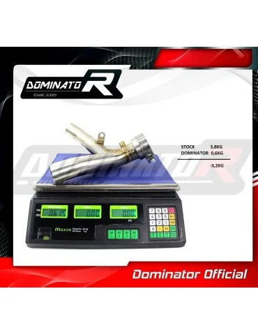 Décatalyseur inox Dominator pour Suzuki GSXR 1000 K7-K8 2007-2008
