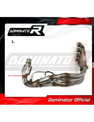 Décatalyseur inox Dominator pour Honda CBR 1000RR 2004-2007