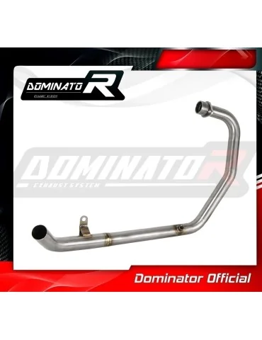 Collecteur d'échappement inox Dominator pour Kawasaki Ninja 125 / Z125 (2019-2023)