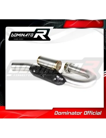 Coude de collecteur d'échappement Dominator PowerBomb pour Suzuki RMZ RM-Z 450 (2013-2018)