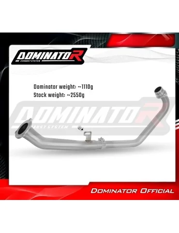 Collecteur d'échappement inox Dominator pour Honda CBR 125 (2004-2010)