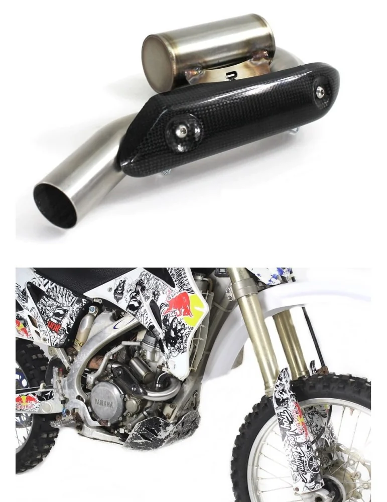 Coude de collecteur d'échappement Dominator PowerBomb pour Yamaha WR 250F (2007-2013)