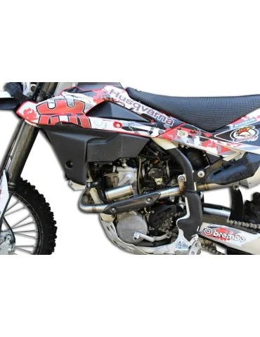 Coude de collecteur d'échappement Dominator PowerBomb pour Husqvarna TXC 310 R (2013-2014)