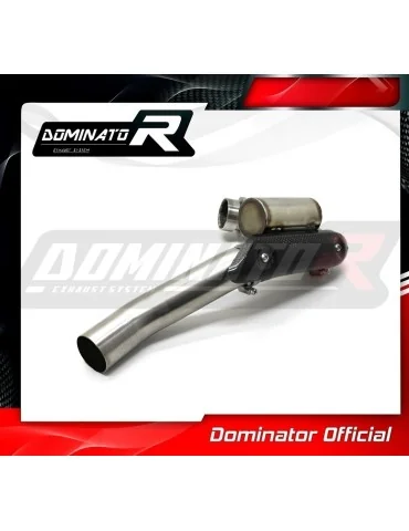 Coude de collecteur d'échappement Dominator PowerBomb pour Honda CRF 450 R (2004-2008)
