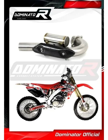Coude de collecteur d'échappement Dominator PowerBomb pour Honda CRF 250 R (2006-2009)