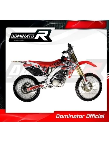Coude de collecteur d'échappement Dominator PowerBomb pour Honda CRF 250 R (2006-2009)