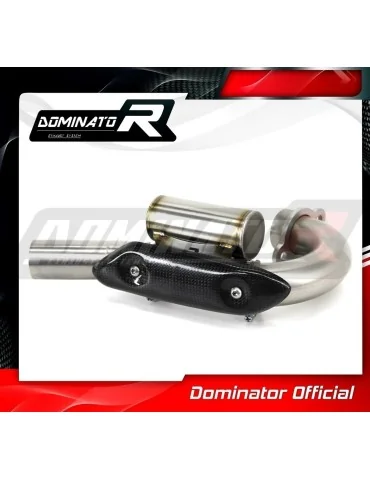 Coude de collecteur d'échappement Dominator PowerBomb pour Honda CRF 250 R (2004-2005)