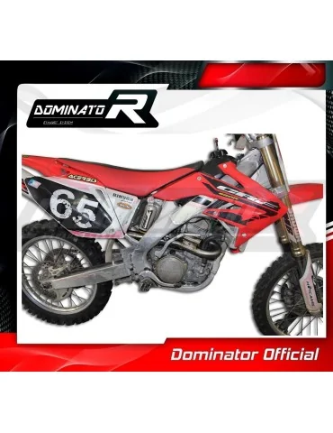 Coude de collecteur d'échappement Dominator PowerBomb pour Honda CRF 250 R (2004-2005)