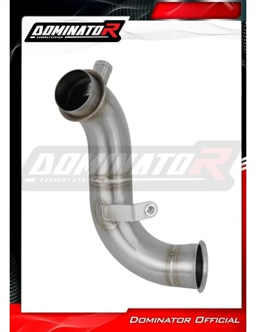 Tube central de liaison inox Dominator pour Husqvarna Norden 901 + Euro 5 (2024-2025)