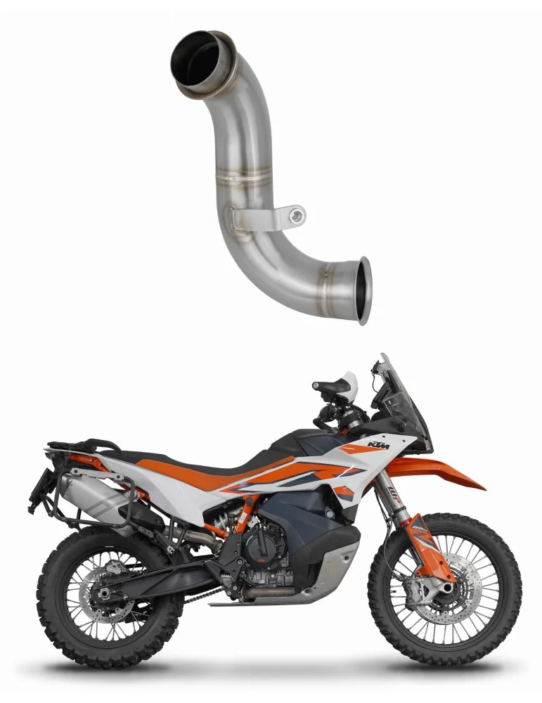 Tube central de liaison inox Dominator pour KTM 890 Adventure / R Euro 5 (2021-2024)