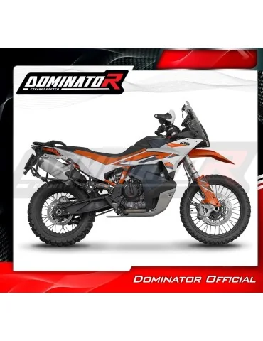Tube central de liaison inox Dominator pour KTM 790 Adventure / R + Euro 5 (2024-2025)