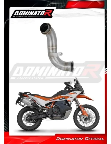 Tube central de liaison inox Dominator pour KTM 790 Adventure / R Euro 5 (2019-2024)