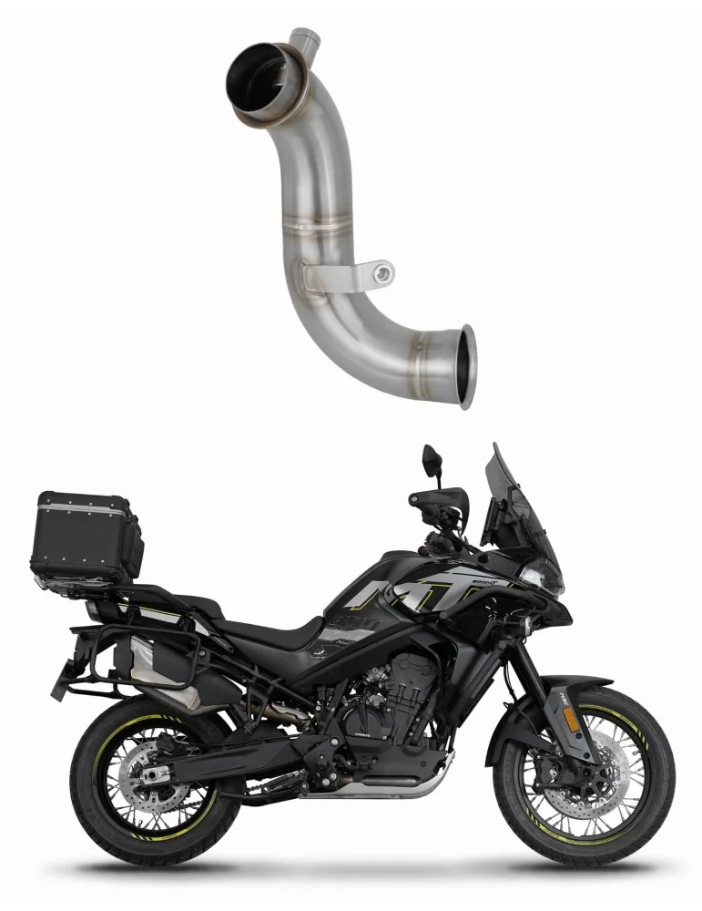 Décatalyseur inox Dominator pour CF Moto 800 MT + Euro 5 2024-2025