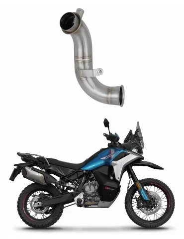 Tube central de liaison inox Dominator DECAT pour CF Moto 800 MT-X (2025)