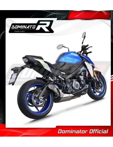 Silencieux slip-on Dominator GP3 pour Suzuki GSX-S 1000 / 1000 GT / 950 (2021-2024)