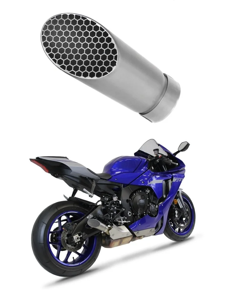 Silencieux mégaphone Dominator GP3 Titane pour Yamaha YZF R1 1000 RN32 (2015-2016)