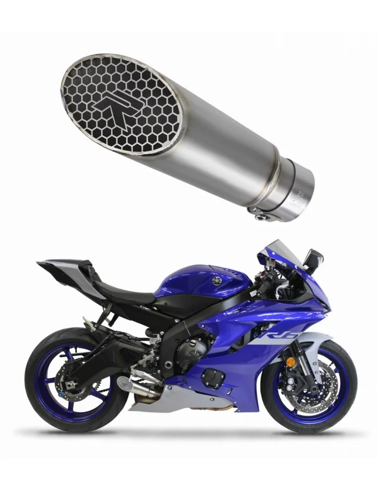 Silencieux mégaphone Dominator GP3 Titane pour Yamaha YZF R6 (2017-2023)