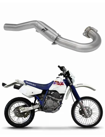 Coude de collecteur d'échappement Dominator pour Suzuki DR 350 (1990-1999)