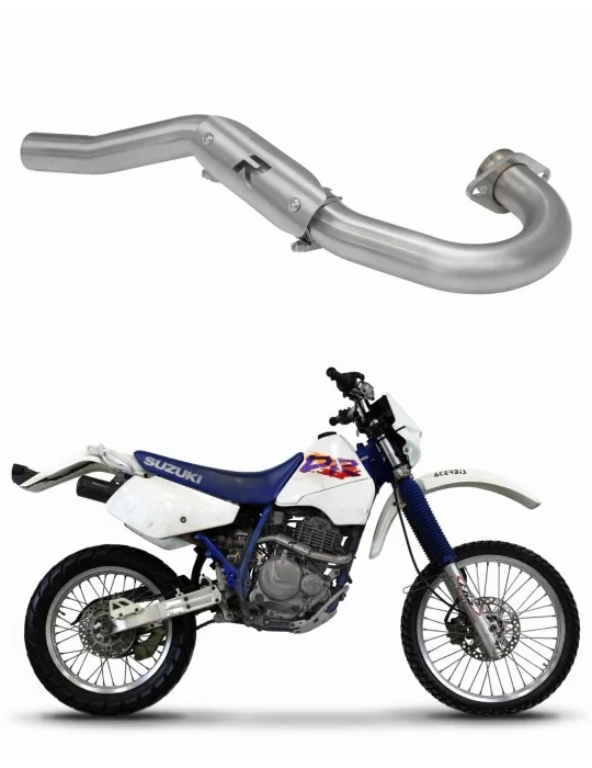 Coude de collecteur d'échappement Dominator pour Suzuki DR 350 (1990-1999)
