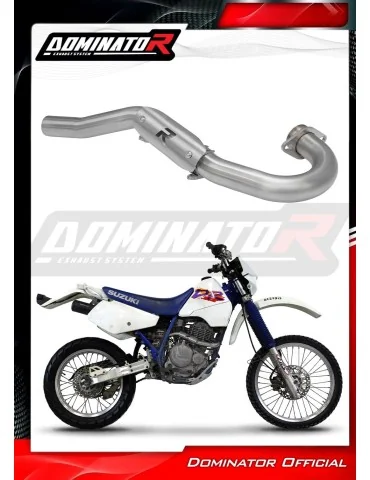 Coude de collecteur d'échappement Dominator pour Suzuki DR 350 (1990-1999)