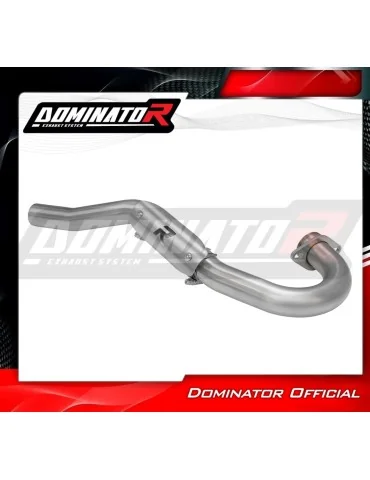 Coude de collecteur d'échappement Dominator pour Suzuki DR 350 (1990-1999)