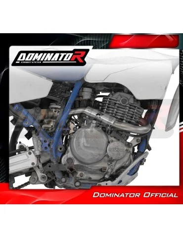 Coude de collecteur d'échappement Dominator pour Suzuki DR 350 (1990-1999)