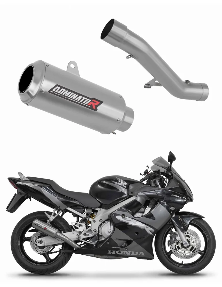 Silencieux slip-on Dominator GP pour Honda CBR 600 F4i (2001-2006)