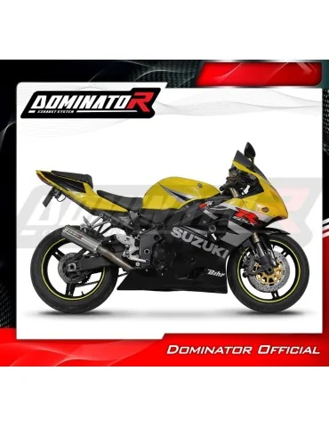 Silencieux bolt-on Dominator GP pour Suzuki GSXR 1000 K1 - K4 (2001-2004)