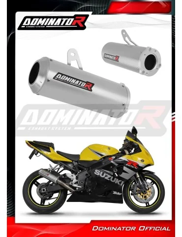 Silencieux bolt-on Dominator GP pour Suzuki GSXR 750 K1-K5 (2001-2005)
