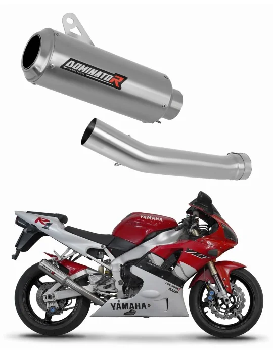 Silencieux slip-on Dominator GP pour Yamaha YZF R1 1000 RN01 (1998-1999)