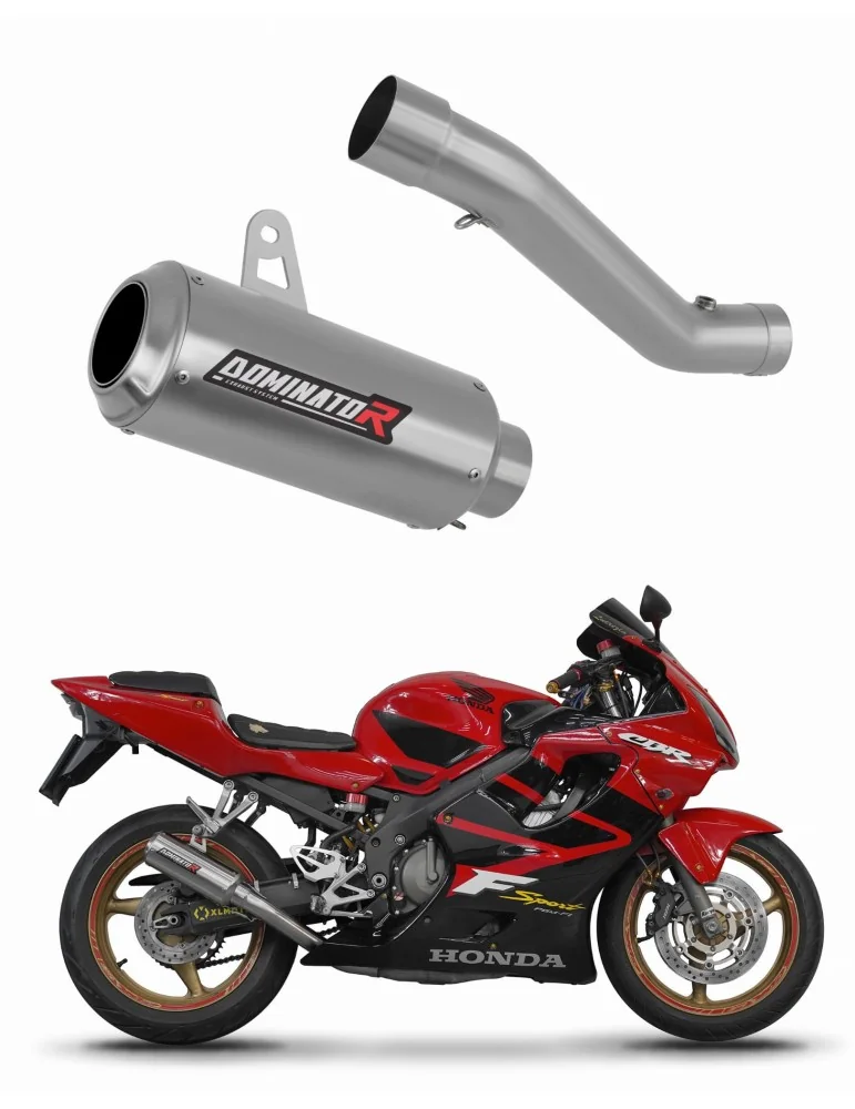 Silencieux slip-on Dominator GP pour Honda CBR 600 F4i Sport (2001-2006)