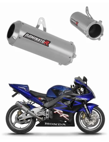 Silencieux bolt-on Dominator GP pour Honda CBR 954 (2002-2003)