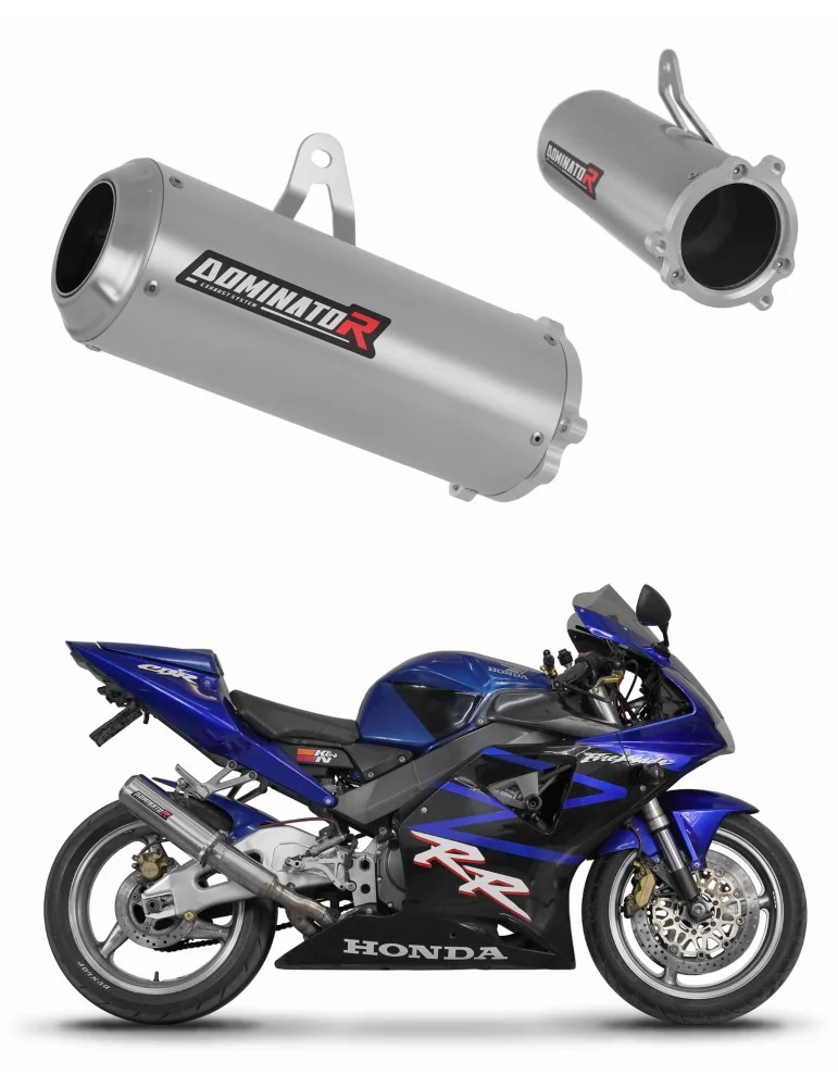 Silencieux bolt-on Dominator GP pour Honda CBR 954 (2002-2003)
