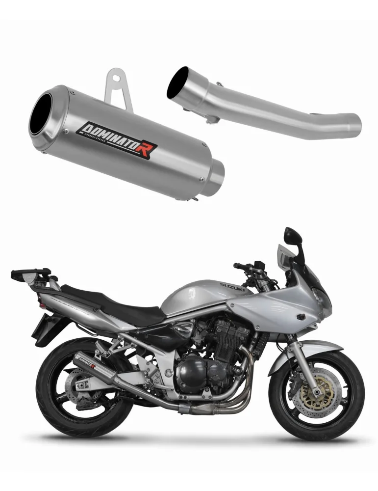Silencieux slip-on Dominator GP pour Suzuki GSF Bandit 600 (2000-2004)