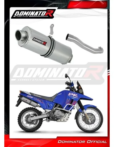 Silencieux slip-on Dominator OV pour Suzuki DR 800 S Big côté droit (1991-1997)