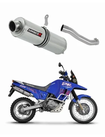Silencieux slip-on Dominator ST pour Suzuki DR 800 S Big côté droit (1991-1997)
