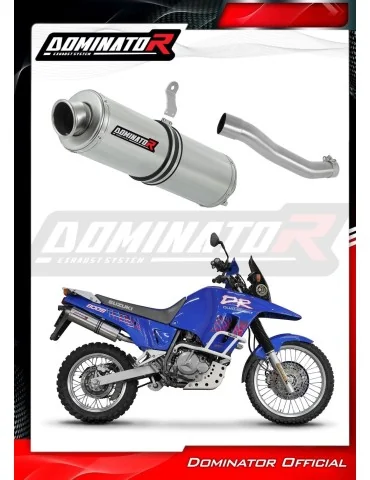 Silencieux slip-on Dominator ST pour Suzuki DR 800 S Big côté droit (1991-1997)