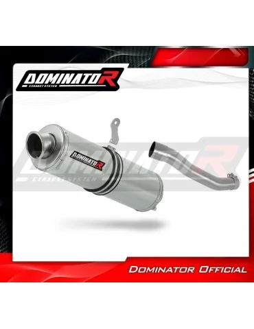 Silencieux slip-on Dominator ST pour Suzuki DR 800 S Big côté droit (1991-1997)