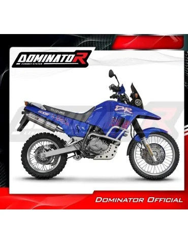 Silencieux slip-on Dominator ST pour Suzuki DR 800 S Big côté droit (1991-1997)