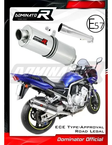 Silencieux slip-on homologué Dominator OV pour Yamaha FZS Fazer 1000 (2001-2005)