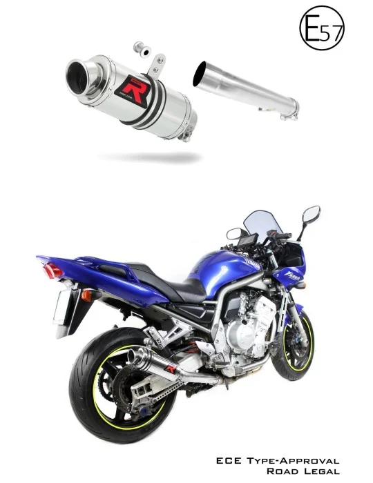 Silencieux slip-on homologué Dominator GP1 pour Yamaha FZS Fazer 1000 (2001-2005)