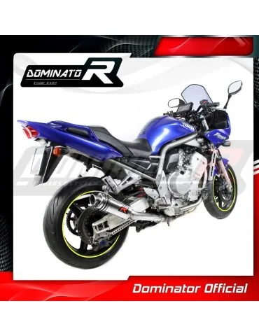 Silencieux slip-on homologué Dominator GP1 pour Yamaha FZS Fazer 1000 (2001-2005)