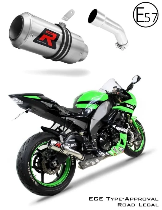 Silencieux slip-on homologué Dominator GP pour Kawasaki ZX10R (2008-2010)