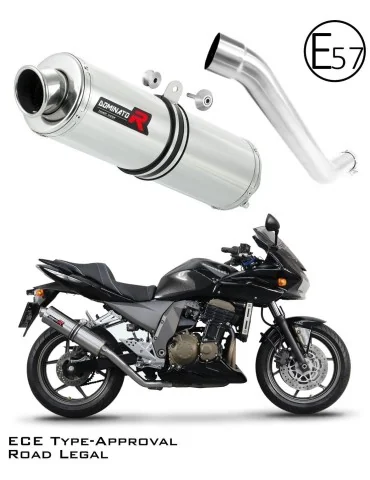 Silencieux slip-on homologué Dominator ST pour Kawasaki Z750 (2004-2006)